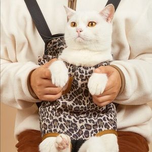 Leopard Print Pet Carrier